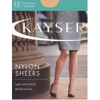 Kayser Nylon Sheers Tights 15 Denier Light Control Brief Reinforced Toe H10610